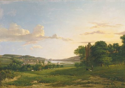 A View of Cessford and the Village of Caverton, Roxboroughshire in the Distance by Patrick Nasmyth